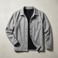 Gray Button-up