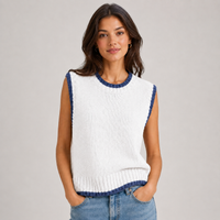 Blue and white