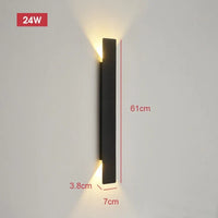 60 cm black housing – 24 W
