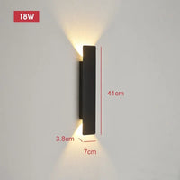 40 cm black housing – 18 W