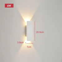 20 cm white housing – 6 W