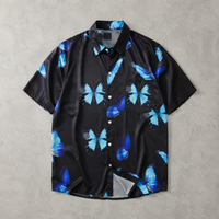 Black Butterfly Print
