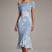 Sky Blue Floral