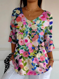 Cream Floral