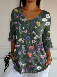 Green Floral