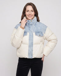 Ecru and Denim