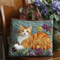 Lying Orange Cat