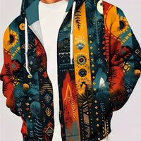 Teal & Orange Print