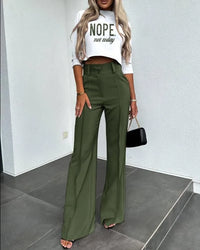 White/Olive Green
