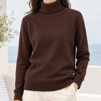 Brown High Collar All-in-one