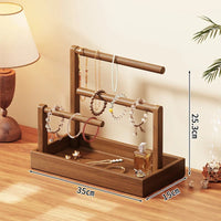 Walnut Three-Rod