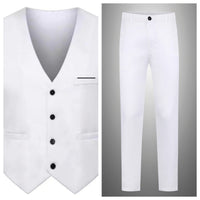 White Vest + Pants