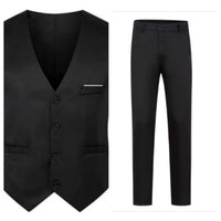 Black (Vest + Pants)