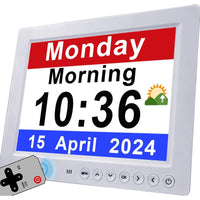 Day Clock-White