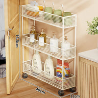 Mobile Three-Tier White - L40 x W12cm