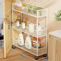 Mobile three-tier white — 40×16cm