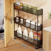 Mobile 3-Tier Black (50cm x 9cm)