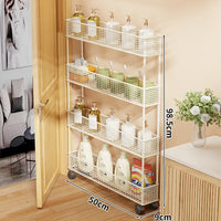 Mobile Four-Tier White (L50×W9 cm)