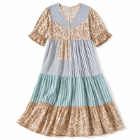 Sand Paisley Stripe
