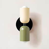Beige/green/black