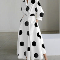 White Polka Dot